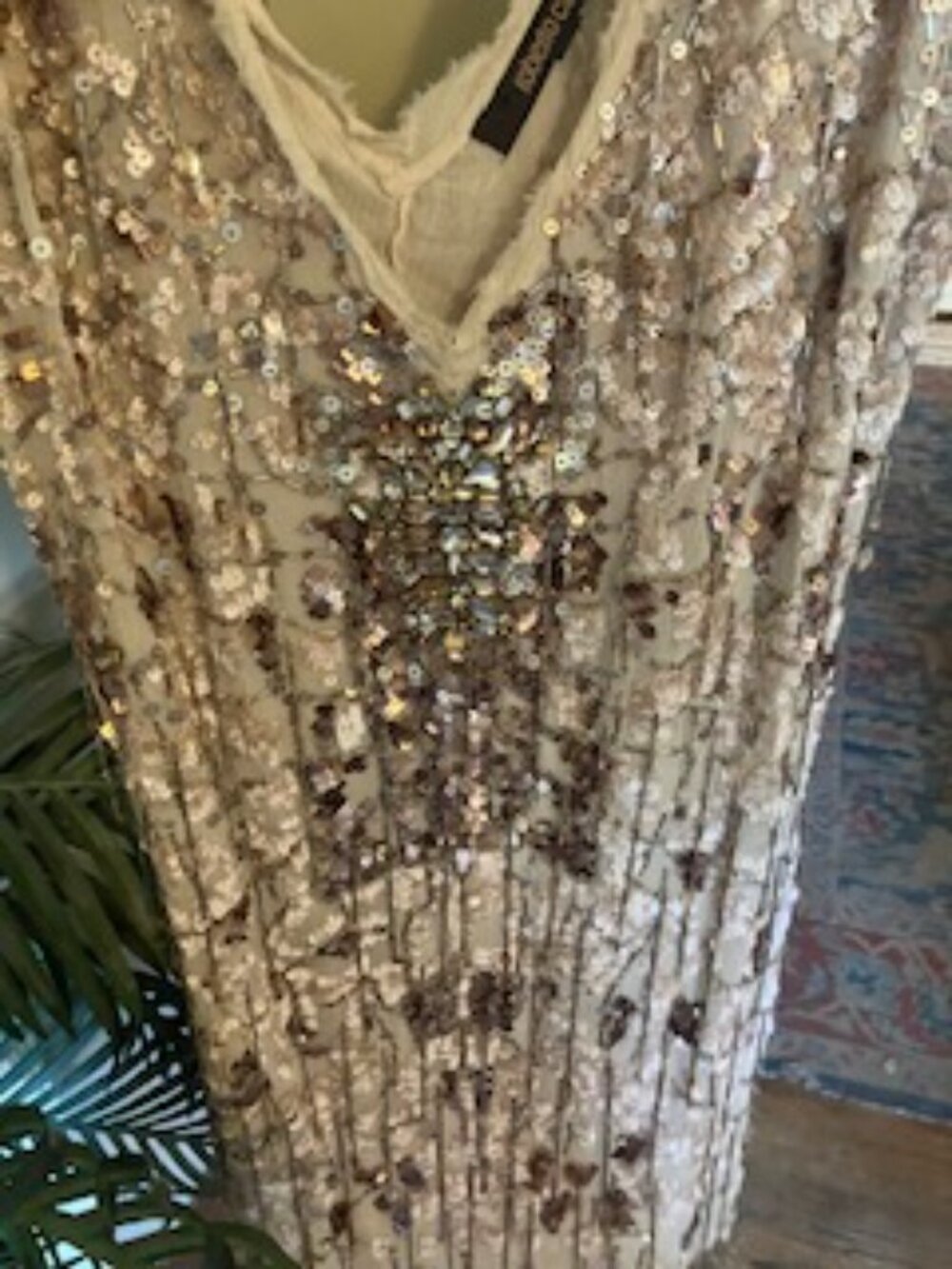 Cavalli Sequin Beaded Dress - Picture 4 of 5